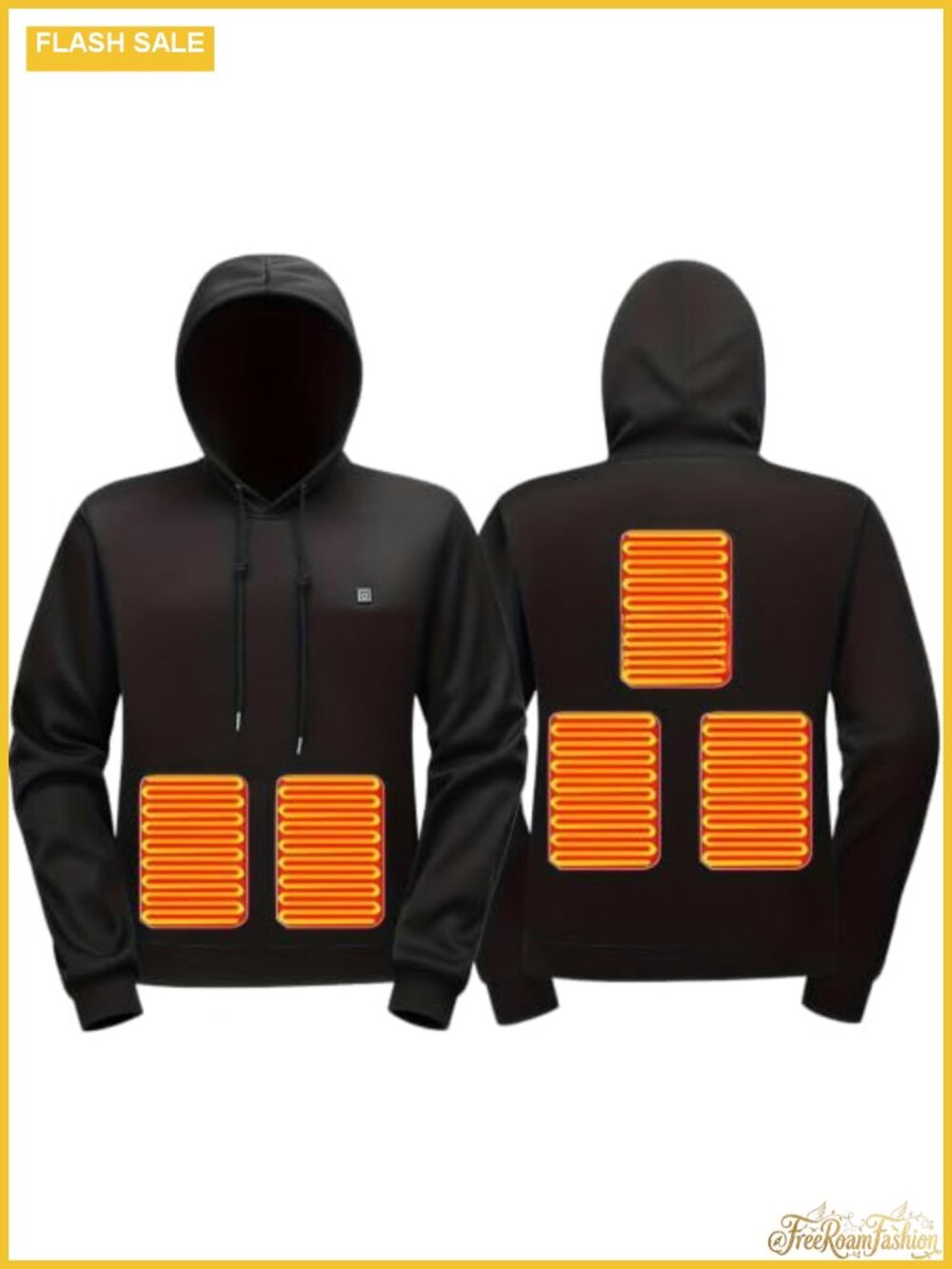 Unisex Heated Hoodie USB Electric Sweatshirt Winter Warm Outdoor